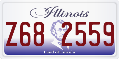 IL license plate Z682559