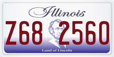IL license plate Z682560
