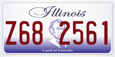 IL license plate Z682561