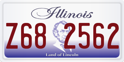 IL license plate Z682562