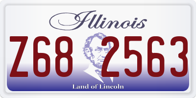 IL license plate Z682563