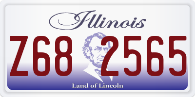 IL license plate Z682565