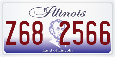 IL license plate Z682566
