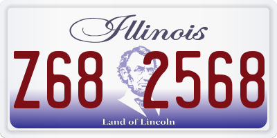 IL license plate Z682568