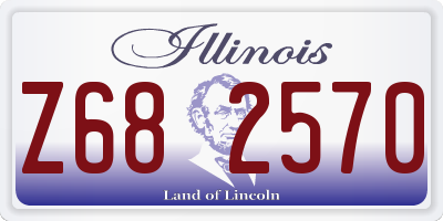 IL license plate Z682570