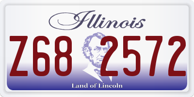 IL license plate Z682572
