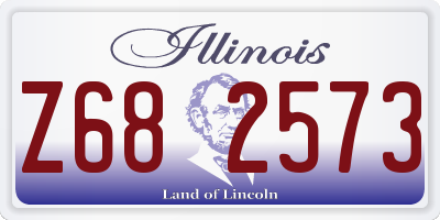 IL license plate Z682573