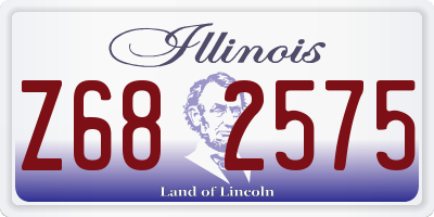 IL license plate Z682575
