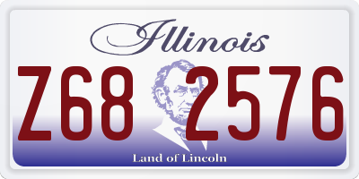 IL license plate Z682576