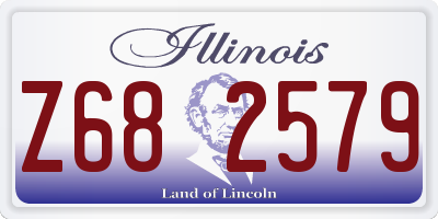 IL license plate Z682579