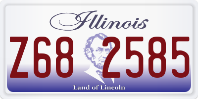 IL license plate Z682585