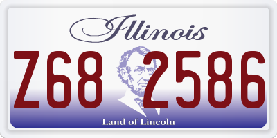 IL license plate Z682586