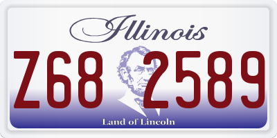 IL license plate Z682589