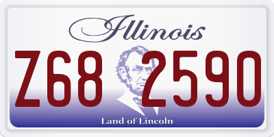 IL license plate Z682590