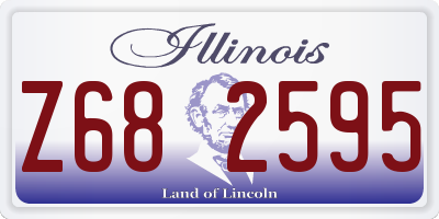 IL license plate Z682595