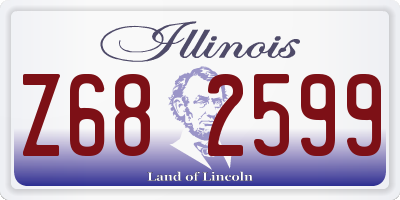 IL license plate Z682599