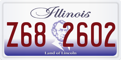 IL license plate Z682602