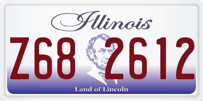 IL license plate Z682612