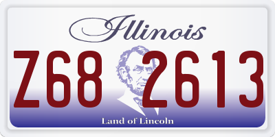 IL license plate Z682613