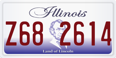 IL license plate Z682614