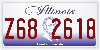IL license plate Z682618