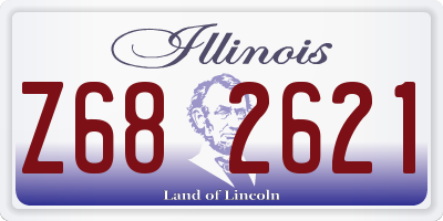 IL license plate Z682621
