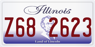 IL license plate Z682623