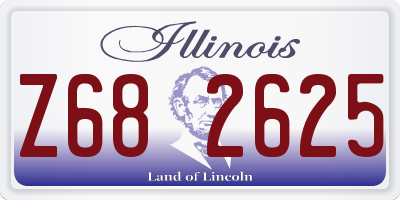 IL license plate Z682625