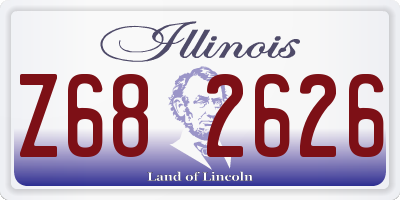 IL license plate Z682626