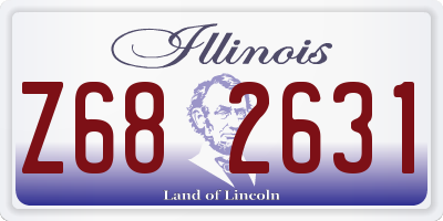 IL license plate Z682631