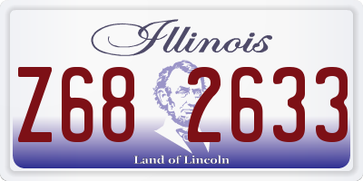 IL license plate Z682633
