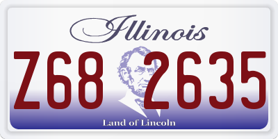 IL license plate Z682635