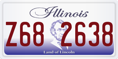 IL license plate Z682638