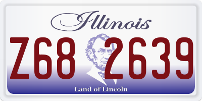 IL license plate Z682639