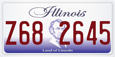 IL license plate Z682645