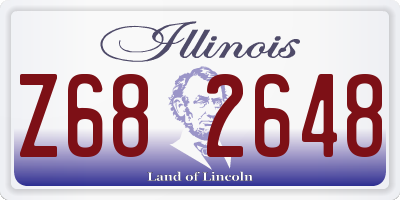IL license plate Z682648