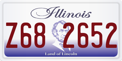 IL license plate Z682652