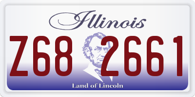 IL license plate Z682661