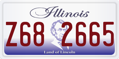IL license plate Z682665
