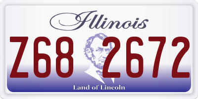 IL license plate Z682672