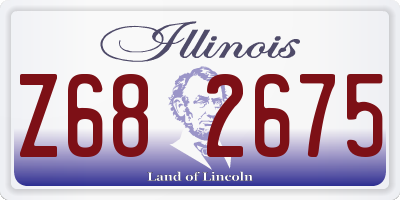 IL license plate Z682675