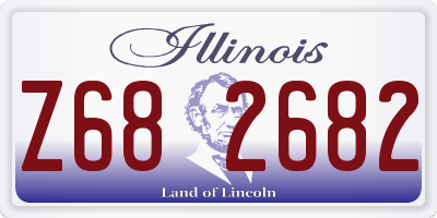 IL license plate Z682682