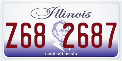 IL license plate Z682687
