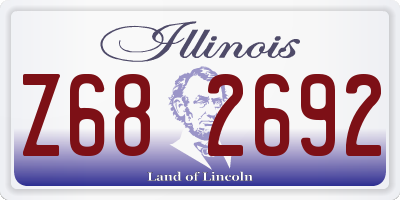 IL license plate Z682692