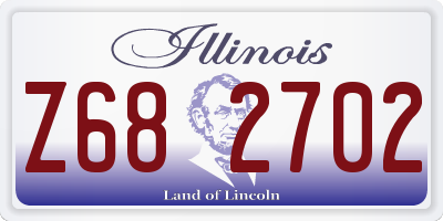 IL license plate Z682702