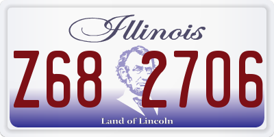 IL license plate Z682706