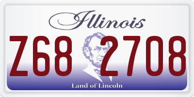 IL license plate Z682708