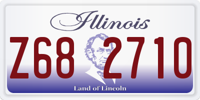 IL license plate Z682710