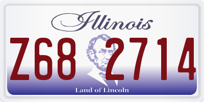 IL license plate Z682714