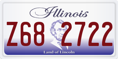 IL license plate Z682722